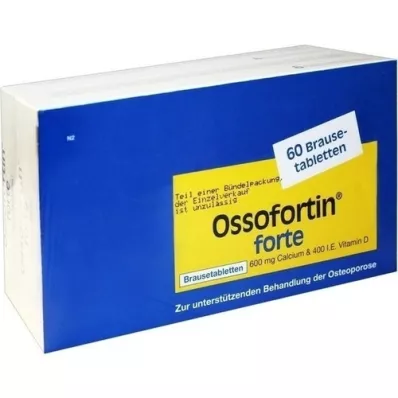 OSSOFORTIN tabletas efervescentes forte, 60 piezas
