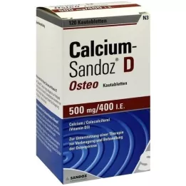 CALCIUM SANDOZ D Osteo 500 mg/400 UI comprimido masticable, 120 st