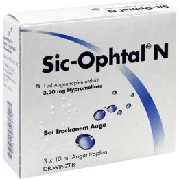 SIC OPHTAL N gotas para los ojos, 3X10 ml