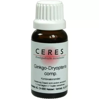 CERES Ginkgo dryopteris comp. gotas, 20ml