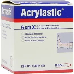 ACRYLASTIC Vendas de 6 cm x 2,5 m, 1 pieza