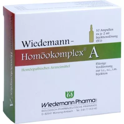 WIEDEMANN Ampollas de homeocomplejo A, 10X2 ml
