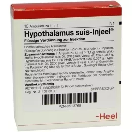 HYPOTHALAMUS ampollas suis Injeel, 10 piezas