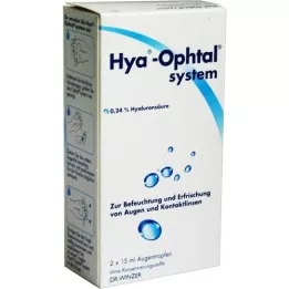 HYA-OPHTAL gotas para los ojos del sistema, 2X15 ml
