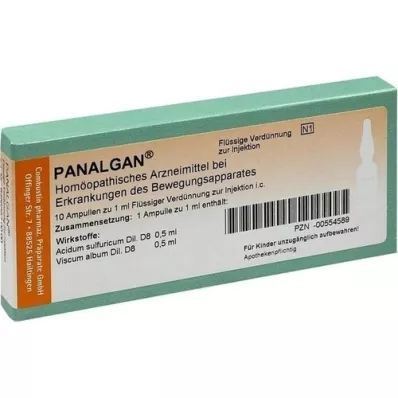 PANALGAN Ampollas, 10 piezas
