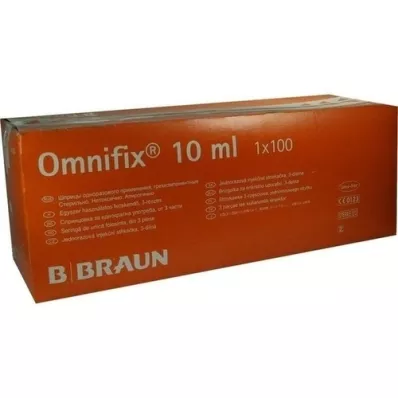 OMNIFIX Solo Spr.10 ml Luer sin látex, 100X10 ml