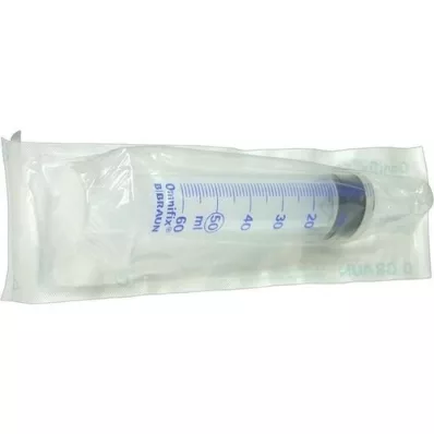 OMNIFIX Jeringa para heridas y vejiga de 50 ml sin adaptador, 50 ml