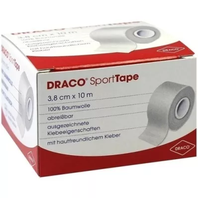 DRACO TAPEVERBAND 3,8 cm x 10 m blanco, 1 pieza DRACO TAPEVERBAND 3,8 cm x 10 m blanco, 1 pieza
