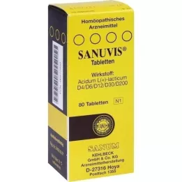 SANUVIS Tabletas, 80 piezas