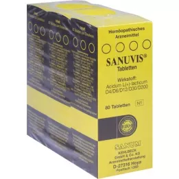 SANUVIS Tabletas, 3X80 uds