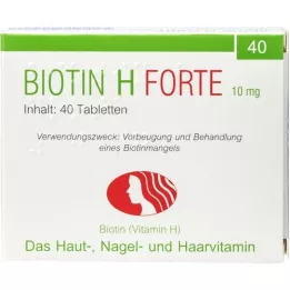 BIOTIN Tabletas H Forte, 40 piezas
