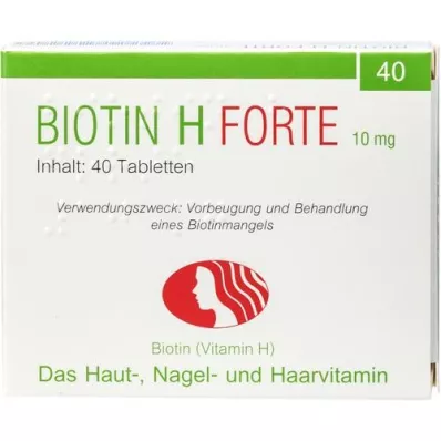 BIOTIN Tabletas H Forte, 40 piezas