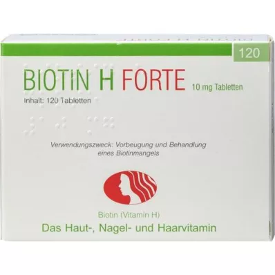 BIOTIN Tabletas H Forte, 120 piezas