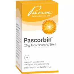 PASCORBIN Frasco para inyección de solución inyectable, 50 ml