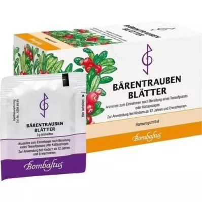 BÄRENTRAUBENBLÄTTER Bolsa de filtro, 20X3 g