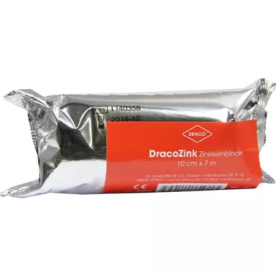 ZINKLEIMBINDE Dracozinc 10 cm x 7 m, 1 ud ZINKLEIMBINDE Dracozinc 10 cm x 7 m, 1 ud