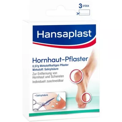 HANSAPLAST Apósitos para callos, 3 unidades HANSAPLAST Apósitos para callos, 3 unidades