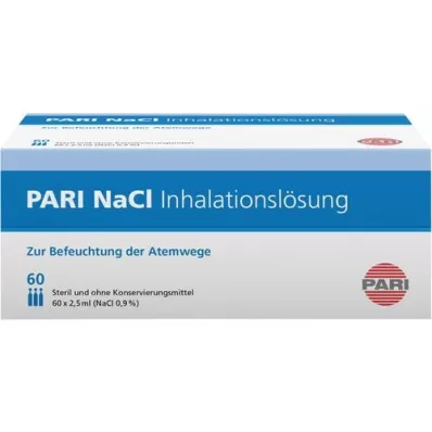 PARI Ampollas de solución para inhalación de NaCl, 60X2,5 ml