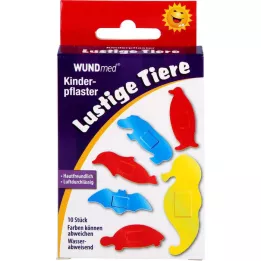 KINDERPFLASTER animales divertidos, 10 piezas