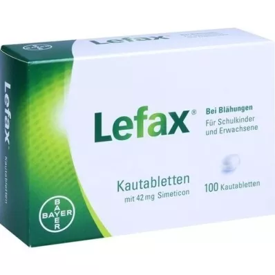 LEFAX Tabletas masticables, 100 piezas