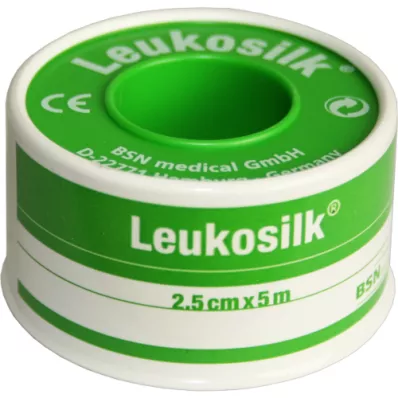 LEUKOSILK 2,5 cm x 5 m, 1 pieza