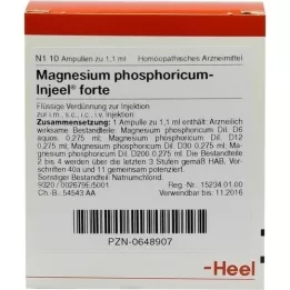 MAGNESIUM PHOSPHORICUM INJEEL ampollas fuertes, 10 piezas