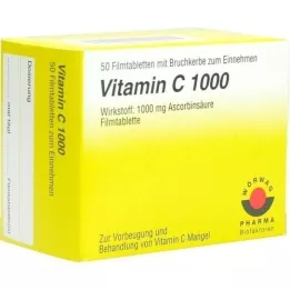 VITAMIN C 1000 tabletas recubiertas con película, 50 piezas