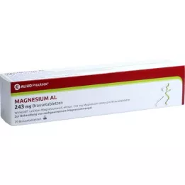 MAGNESIUM AL 243 mg comprimidos efervescentes, 20 unidades