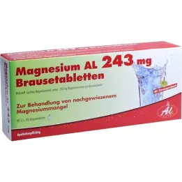 MAGNESIUM AL 243 mg comprimidos efervescentes, 40 unidades