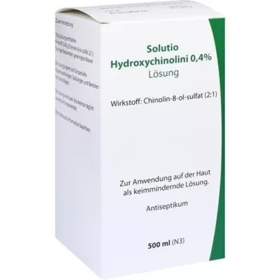 SOLUTIO HIDROXIQUINA.0,4%, 500ml SOLUTIO HIDROXIQUINA.0,4%, 500ml