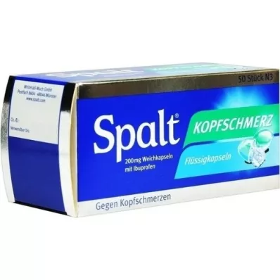 SPALT Cápsulas blandas para el dolor de cabeza, 50 piezas