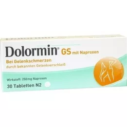 DOLORMIN GS con tabletas de naproxeno, 30 piezas