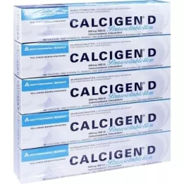 CALCIGEN D 600 mg/400 UI comprimidos efervescentes, 100 unidades
