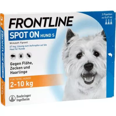 FRONTLINE Solución Spot on H 10 para perros, 3 piezas