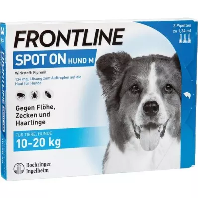 FRONTLINE Solución Spot on H 20 para perros, 3 piezas