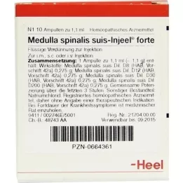 MEDULLA SPINALIS Suis Injeel Forte ampollas, 10 piezas
