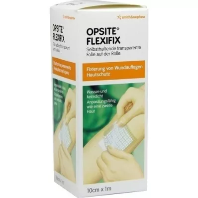 OPSITE Película Flexifix PU-rollo de 10 cm x 1 m no estéril, 1 pieza