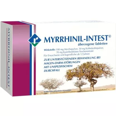 MYRRHINIL INTEST tabletas recubiertas, 500 piezas