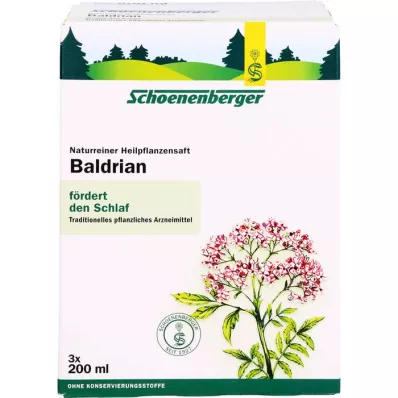 BALDRIAN HEILPFLANZENSÄFTE Schoenenberger, 3X200ml