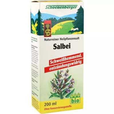 SALBEI SAFT Zumo de plantas medicinales Schoenenberger, 200 ml