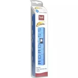 BORT Caja de comprimidos EasyLife 7 días azul, 1 ud