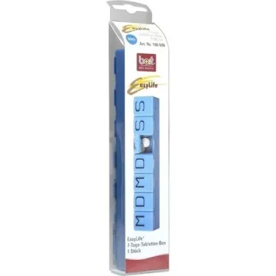 BORT Caja de comprimidos EasyLife 7 días azul, 1 ud