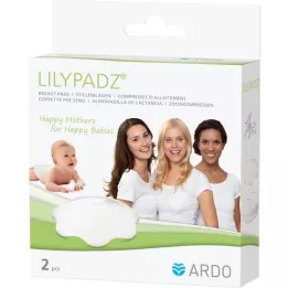 LILYPADZ almohadilla de lactancia reutilizable, 2 unidades