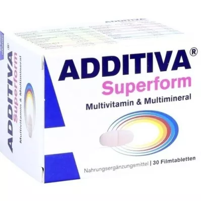 ADDITIVA Tabletas recubiertas con película Superform, 30 piezas