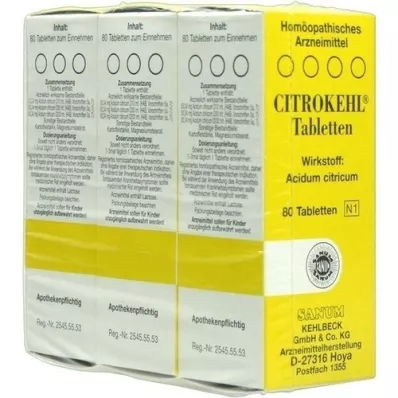 CITROKEHL Tabletas, 3X80 uds CITROKEHL Tabletas, 3X80 uds