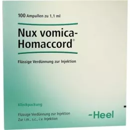 NUX VOMICA HOMACCORD Ampollas, 100 piezas