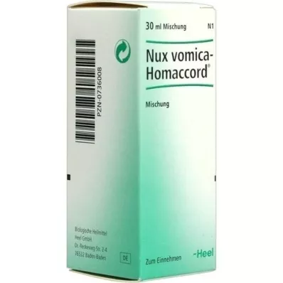 NUX VOMICA HOMACCORD Gotas, 30 ml