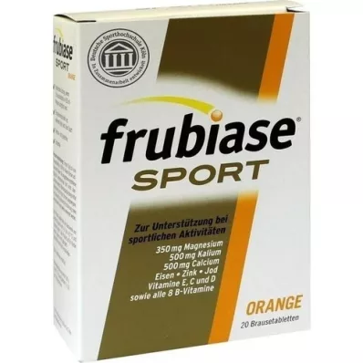 FRUBIASE SPORT Tabletas efervescentes, 20 piezas