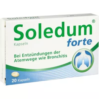 SOLEDUM Cápsulas fuertes 200 mg, 20 piezas