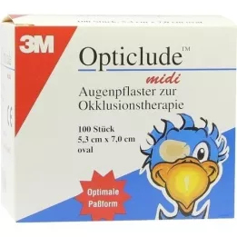 OPTICLUDE 3M midi 5,3x7 cm 1538/100, 100 piezas